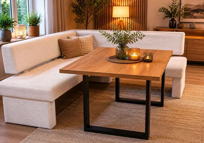 Standard Furniture Eckbank creme Discount