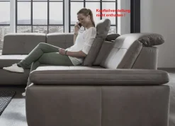 Polinova Ecksofa mit Sitztiefenverstellung Outlet