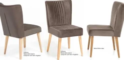 Standard Furniture Esszimmerstühle 2er Set Samt Discount