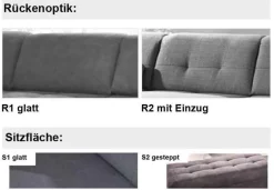 Dietsch Polstermöbel GmbH Family Relax Sofa mit Sitztiefenverstellung Clearance