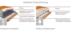 Dietsch Polstermöbel GmbH Family Relax Sofa mit Sitztiefenverstellung Clearance