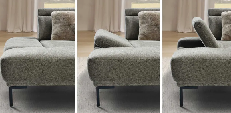 Dietsch Polstermöbel GmbH Family Trend Wohnlandschaft mit Sitztiefenverstellung Best