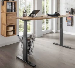 TPT Möbel Florenz Stehschreibtisch höhenverstellbar Holz New