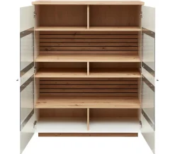 Wohn-Concept GmbH Fresno Highboard weiß eiche Best