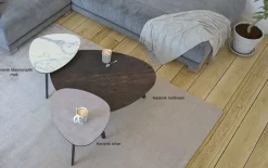 Akante Galet Beistelltisch Keramik Hot