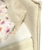 MKS Möbel Gina Boxspringbett 180x200 cm Breitcord beige Clearance