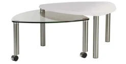 Vierhaus Vertrieb GmbH & Co. KG Glas Couchtisch weiß Best