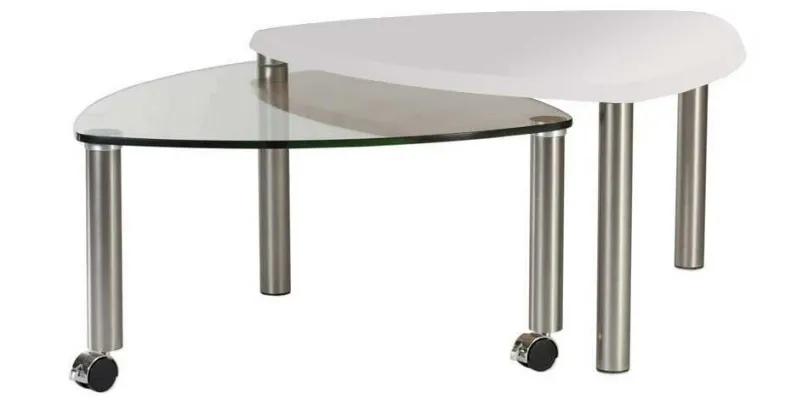 Vierhaus Vertrieb GmbH & Co. KG Glas Couchtisch weiß Best