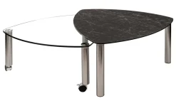 Vierhaus Vertrieb GmbH & Co. KG 4290 Glastisch mit drehbaren Platten Best