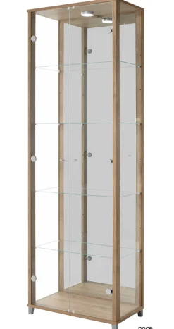 mkpreis Glas Vitrine Holz verschiedene Farben