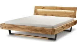 TPT Möbel 817 Holzbalkenbett mit LED Best