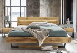 TPT Möbel 817 Holzbalkenbett mit LED Best