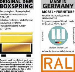 HAPO GmbH & Co. KG Hover Boxspringbett 160x200 Clearance