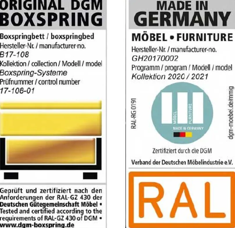 HAPO GmbH & Co. KG Hover Boxspringbett 160x200 Clearance