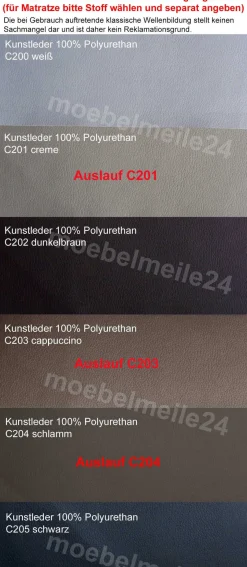 HAPO GmbH & Co. KG Hover Boxspringbett 140x200 mit LED Clearance