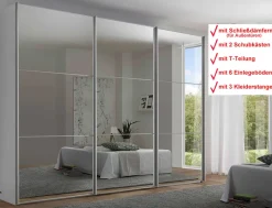 Staud Möbel GmbH & Co.KG Includo-Glas Schwebetürenschrank Best