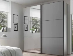 Staud Möbel GmbH & Co.KG Includo Schwebetürenschrank mit Spiegel Sale