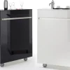 MS SCHUON GmbH Jacky Kaffeetheke weiß oder schwarz mit Rollen New