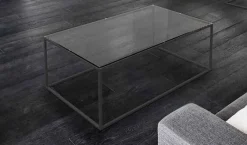 Akante Julia Couchtisch Glas Metall Clearance