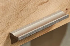 Schröder Wohnmöbel Kitzalm Alpin Wohnwand eiche bianco Discount