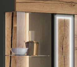 Schröder Wohnmöbel Kitzalm Wohnwand kernbuche modern Outlet