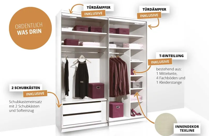 Staud Möbel GmbH & Co.KG Kleiderschrank Staud Includo Online