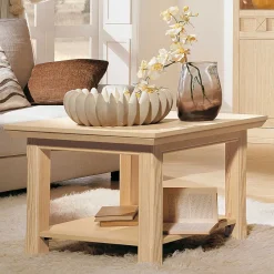 Effedue s.r.l. Landhaus Couchtisch Vienna Pinie massiv in 4 Farben Clearance