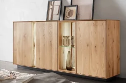 TPT Möbel Lausanne Sideboard wildeiche massiv Discount