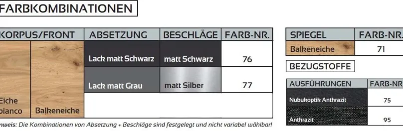 Voss Möbel GmbH LEVIO Garderobe mit Hutablage Sale