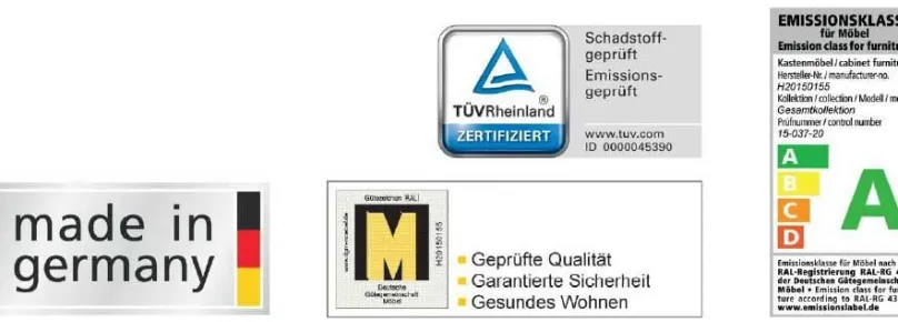 Wiemann Möbel Livorno Bett mit Polsterkopfteil New