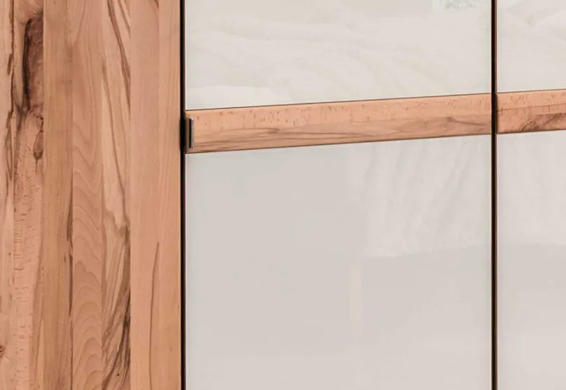 Wiemann Möbel Livorno Kleiderschrank mit Glastüren