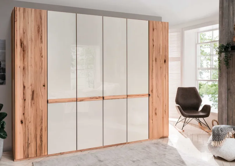 Wiemann Möbel Livorno Kleiderschrank mit Glastüren