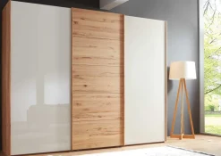 Wiemann Möbel Livorno Schwebetürenschrank teilmassiv New