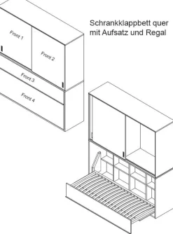 Rudolf Möbelfabrik Loop Schrankbett horizontal Best