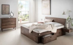 TPT Möbel Los Angeles Holzbett mit Stauraum Hot