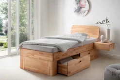 TPT Möbel Los Angeles Holzbett mit Stauraum Hot
