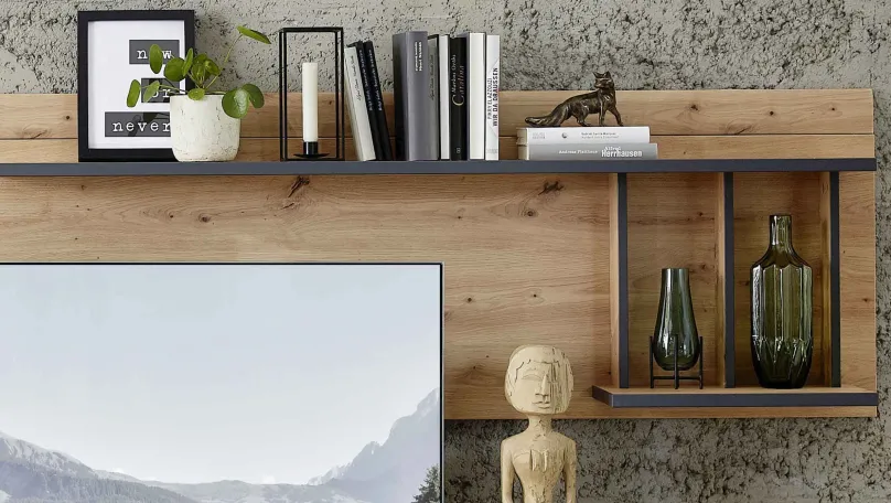 Wohn-Concept GmbH Madera Wohnwand eiche artisan New