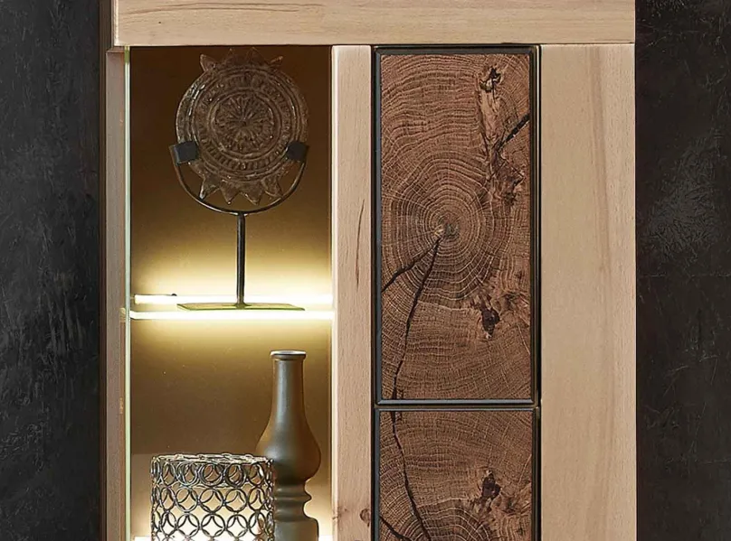 Wohn-Concept GmbH Madera Wohnwand eiche artisan New
