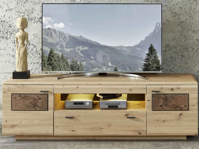 Wohn-Concept GmbH Madera Wohnwand eiche artisan New