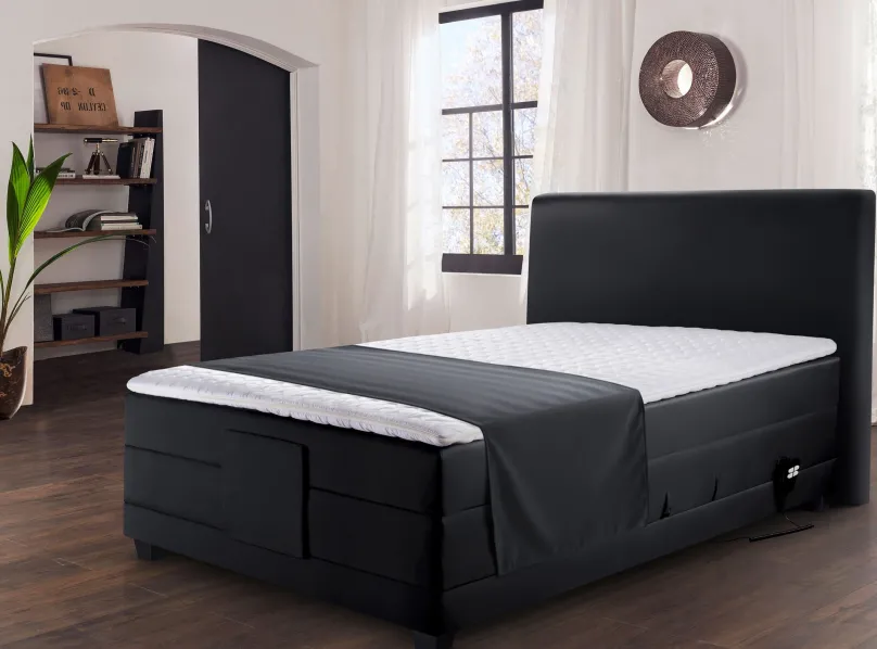 Winkle Madrid Boxspringbett 140x200 mit Motor Online