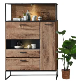 Wohn-Concept GmbH Manhattan Highboard industrial Hot
