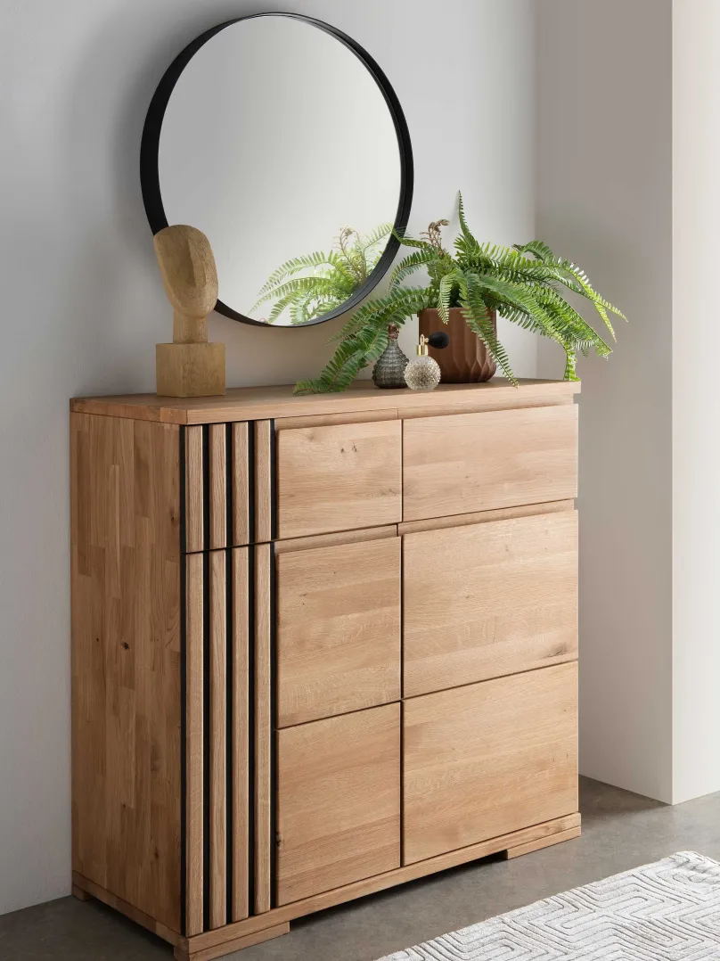 Forestales Manhattan Kommode wildeiche massiv New