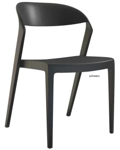 Akante Marceau Kunststoffstühle 2er Set Clearance