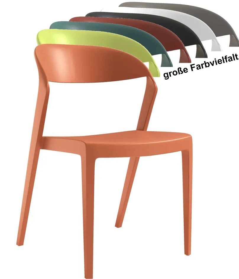 Akante Marceau Kunststoffstühle 2er Set Clearance