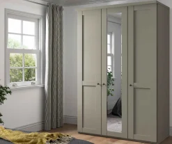 Wiemann Möbel Marlow Landhaus Kleiderschrank mit Spiegel New