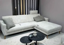 DFM Polstermöbel Maximilian Sofa mit Ottomane Best
