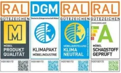 DFM Polstermöbel Maximilian Sofa mit Ottomane Best