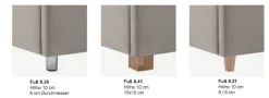 Dico Möbel Metro Polsterbett 140x200 Clearance