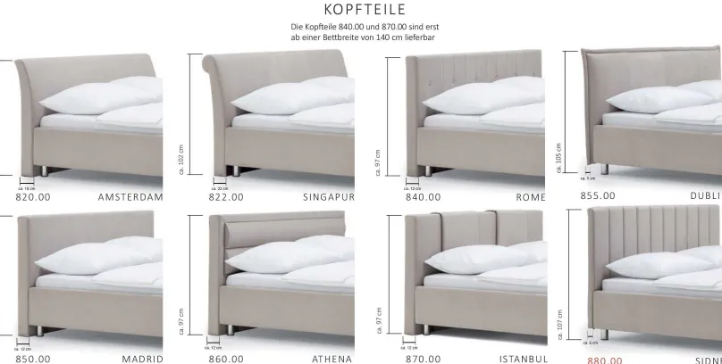 Dico Möbel Metro Polsterbett 140x200 Clearance