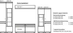Stralsunder Möbelwerke Mira Schrankwand Wohnzimmer